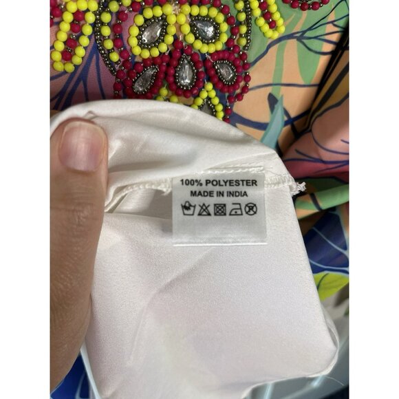 Banana Boat NEW NWT SPF 25+ Sun Protection Floral V Neck Coverup Dress Woman’s - Picture 7 of 11